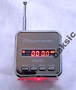 MP3-плеер-мини колонка, USB,FM с дисплеем