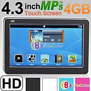 Mp5 медиа плеер 4,3"+ТВ выход+FM